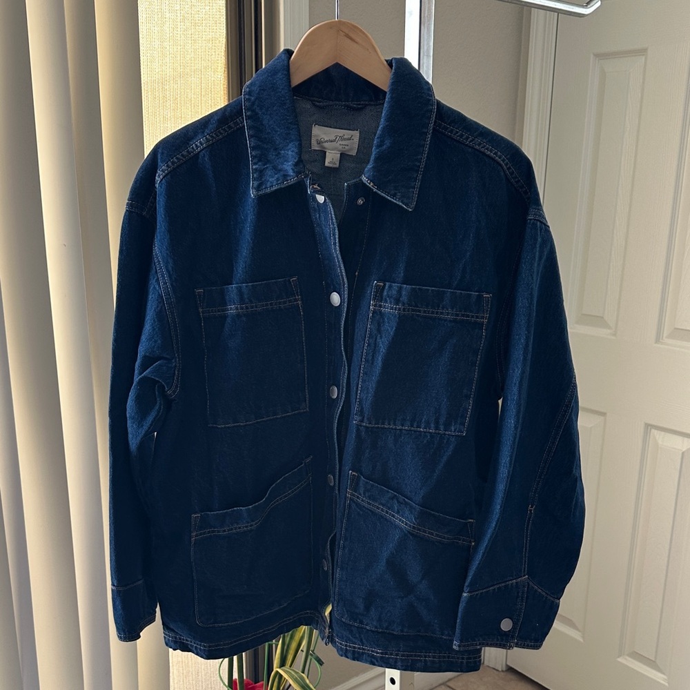 Universal Thread Dark Blue Denim Jacket (50)